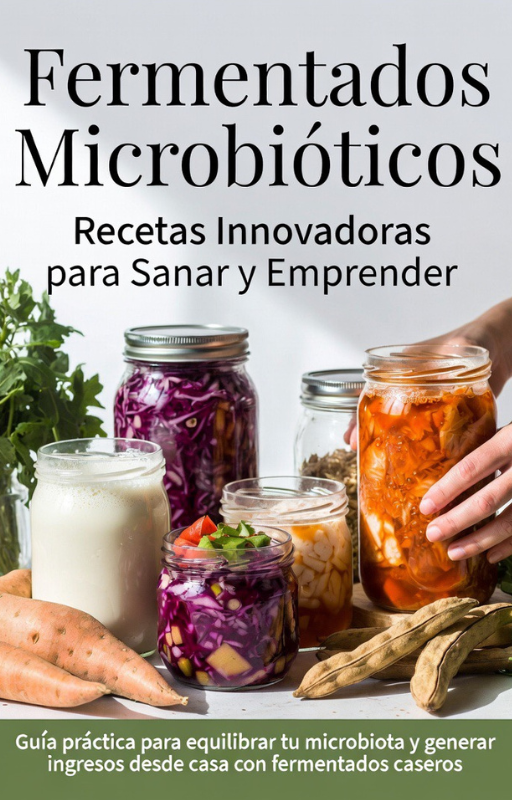 Guía para Emprender con fermentados microbióticos y mejorar tu salúd + 3 bonos de regalo